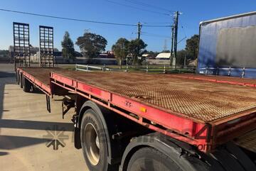 Trailer Drop Deck 45ft Southern Cross Tri Ramps Lead 1TNF974 SN1759 Trailer Drop Deck 45ft Southern Cross Tri Ramps Lead 1TNF974 SN1759