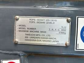 2015 Takeuchi TL12 Skid Steer (Rubber Tracked) - picture0' - Click to enlarge