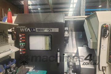 Hyundai WIA Twin Spindle and Twin Turret CNC with Y-axis