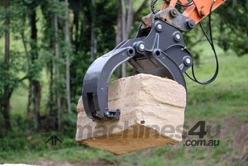 4.5 - 6.5T Excavator Hydraulic Log/Rock Grabs