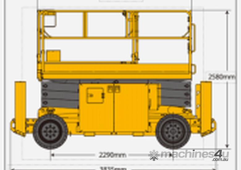 New 32ft Diesel Rough Terrain Scissor Lift - Aged Stock up to 40 discount off advertised prices image 3