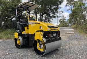 New Multipac T30H-3 Twin Drum vibrating roller
