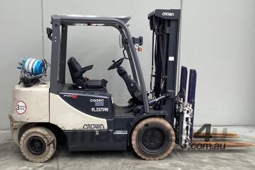 Crown Forklift 3.5T Container Mast (Unit#:AU461)