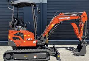 Mini Excavator 2.5 T XN25 EXCAVATOR BASE PACKAGE, KUBOTA ENGINE!
