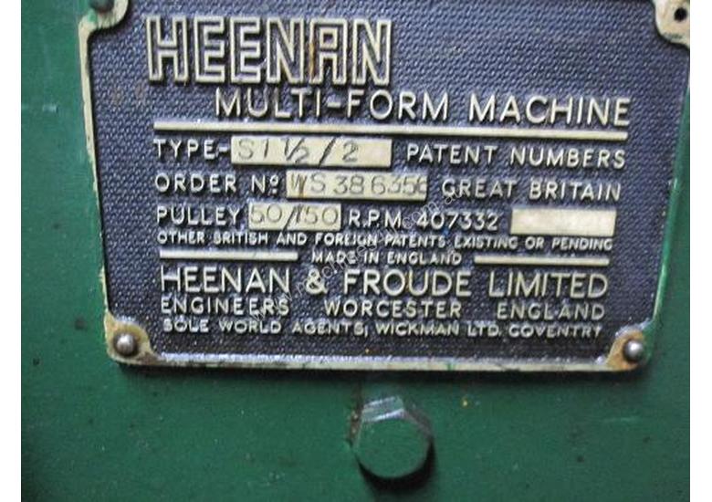 caption Heenan Multi-Form Machine