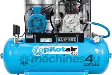 K50 Classic Industrial Series 3 Phase Reciprocating - Pilot Air Compressor 268 Litre / 10hp 39.6cfm