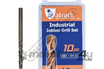 4.0mm HSS Jobber Drill Pack - 10 Piece M35 Grade HSS with 5% Cobalt 135 Precision Ground Flute & S