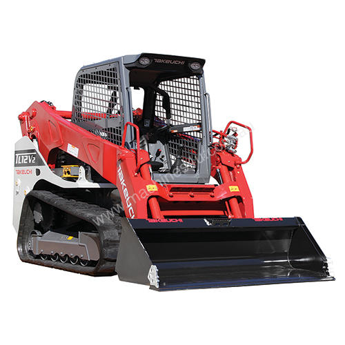 caption NEW TAKEUCHI TL12V2 6T 113HP VERTICAL LIFT TRACK LOADER