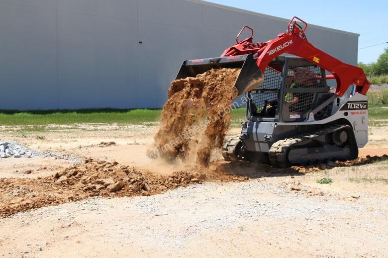 caption NEW TAKEUCHI TL12V2 6T 113HP VERTICAL LIFT TRACK LOADER