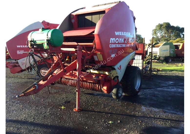 caption Welger RP535 Round Baler Hay/Forage Equip