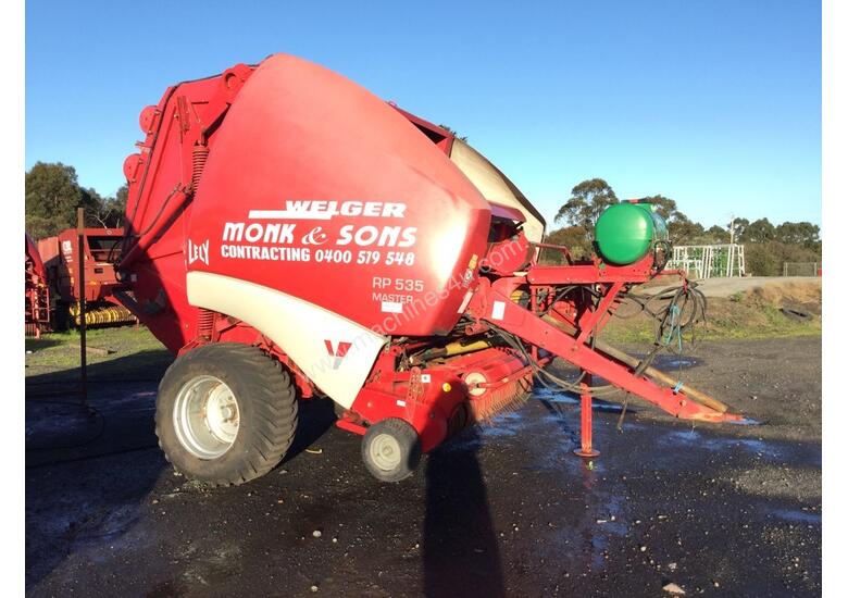 caption Welger RP535 Round Baler Hay/Forage Equip