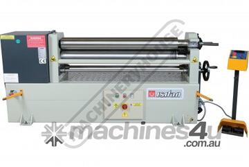 IRM1270x140 Motorised Plate Curving Rolls 1270 x 5mm Mild Steel Capacity Hardened Rolls, Motorised U