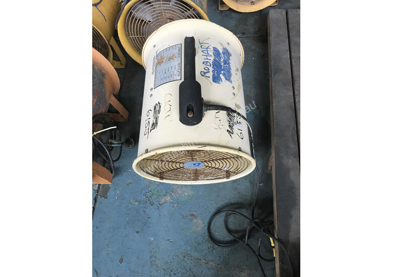 Used fanmaster Drum Fan 300mm Barrel Portable Ventilator Fume Extractor
