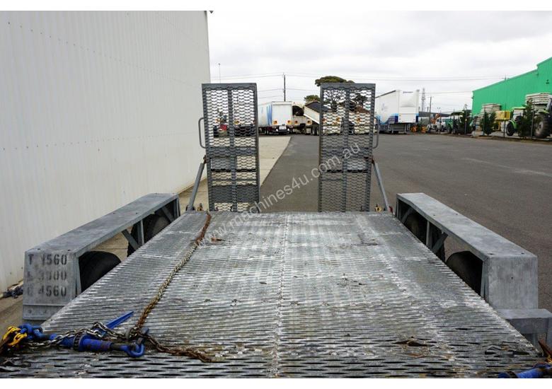 caption 1996 Rogers & Sons Dual Axle Galvanised Plant Trailer