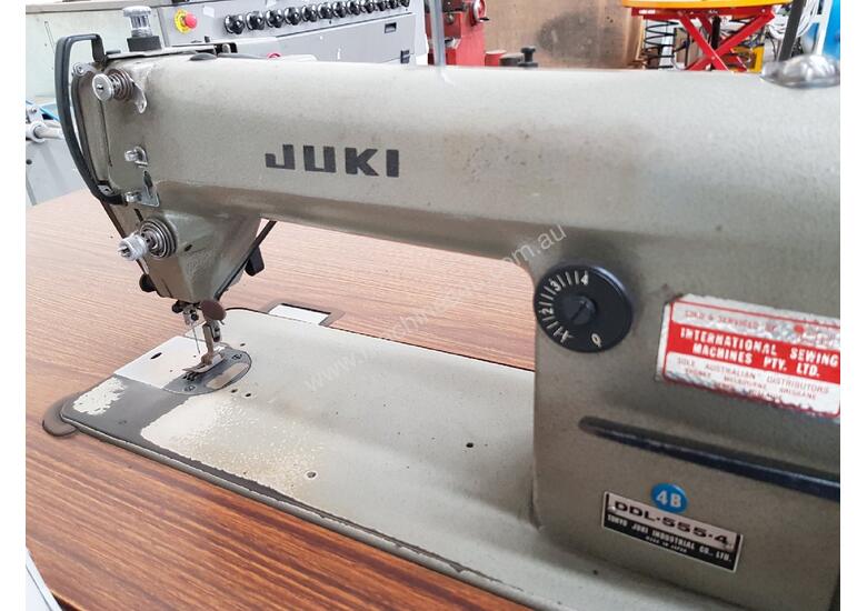 Used Juki JUKI INDUSTRIAL SEWING MACHINE Model DDL5554 HEAT PRESS