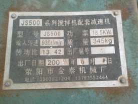 JS500 Concrete Mixer - picture1' - Click to enlarge