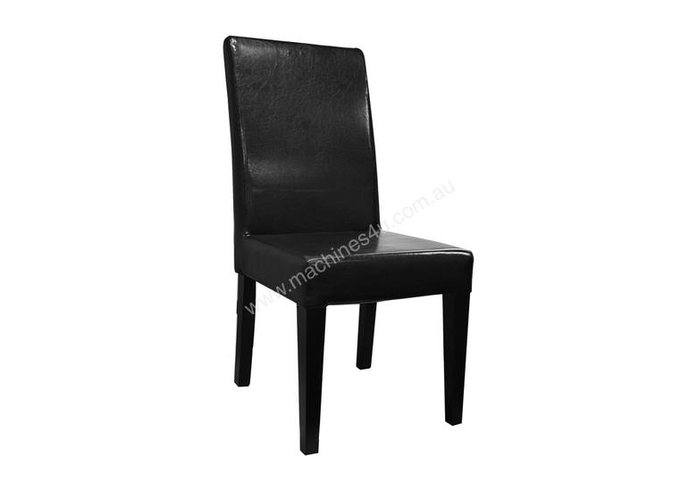caption SL-2019 Dining Chair - High Armless - Black