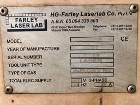 Farley Laserlab, Rofin 2.5 Kilowatt Laser Cutter, Metal Cutting - picture1' - Click to enlarge