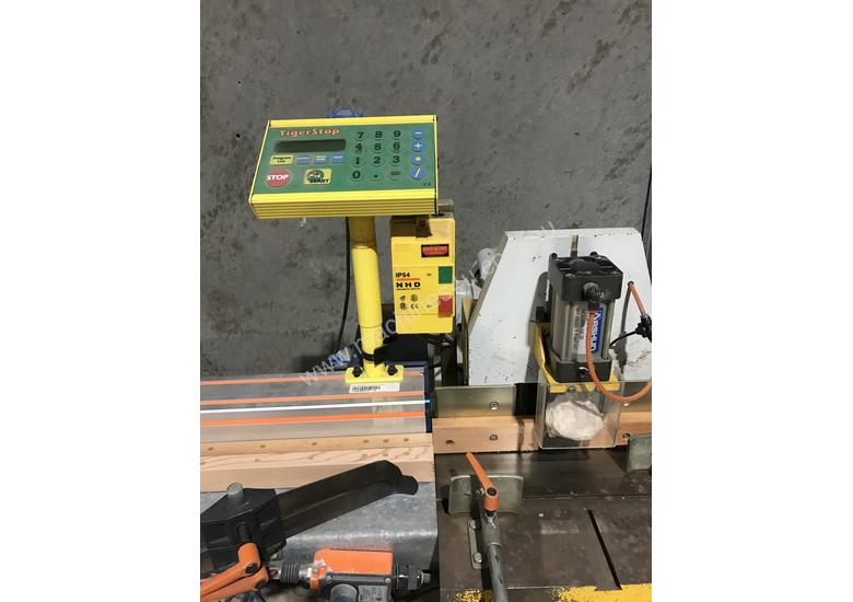 caption Tigerstop set up for multiple drilling