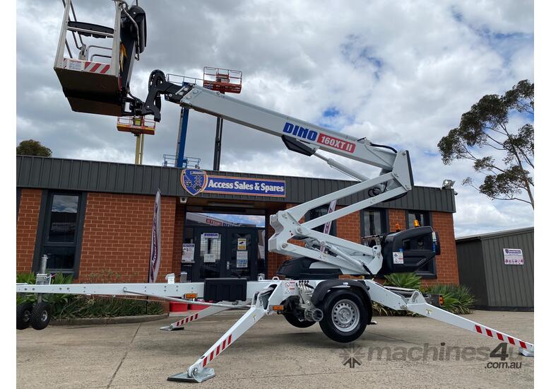 caption ACCESSWORX - DINOLIFT DINO 160XTII TRAILER BOOM LIFT