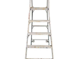Indalex 2.4m Aluminum Platform Step Ladder, Heavy Duty Pro Series PROP8/5 - picture0' - Click to enlarge