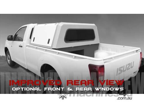 Ute Canopy Toolbox XL with rear view window