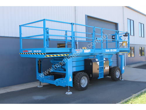 Genie GS3384RT - 33' Twin Deck 4WD Diesel Scissor Lift