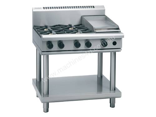 Waldorf 800 Series RNL8603G-LS - 900mm Gas Cooktop Low Back Version `` Leg Stand