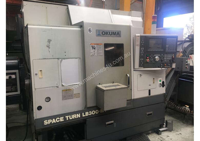 Used 2005 Okuma LB300MY SPACETURN CNC Lathe Mill Turn Centre in