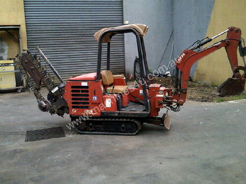 HT-25 track trencher , 1,000hrs , new chain teeth etc ,