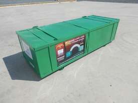 Single Trussed Container Shelter PVC Fabric - picture0' - Click to enlarge