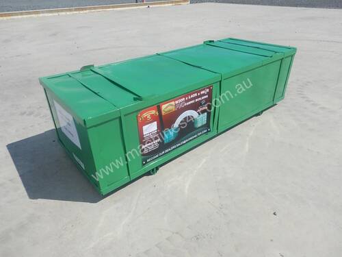 Single Trussed Container Shelter PVC Fabric