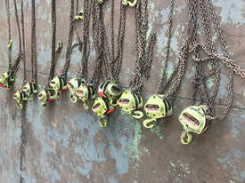 Loadset Chain Hoist Lift Block and tackle 0.5 Tonne x 6 metre chain  - picture0' - Click to enlarge