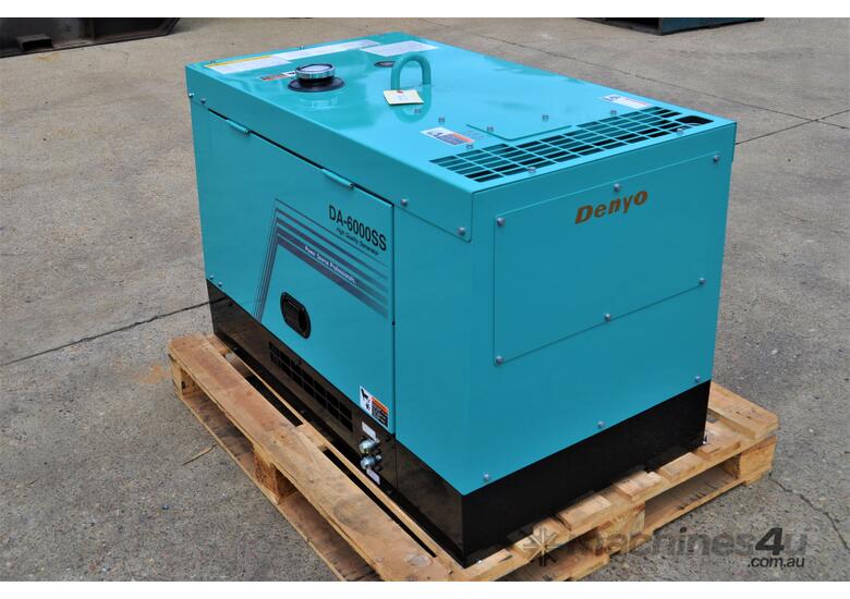 caption 6.6 KVA Kubota /Denyo Quality Diesel Generator , 5KW of pure power, Fuel efficient and very reliable
