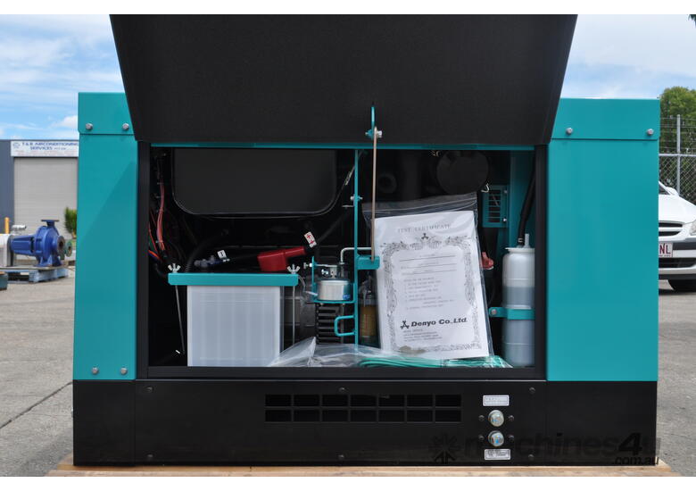 caption 6.6 KVA Kubota /Denyo Quality Diesel Generator , 5KW of pure power, Fuel efficient and very reliable