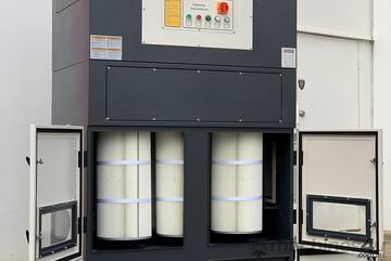 CNC Laser / Plasma Fume Extraction System Complete With Spark Arrestor - Suits Upto 2000mm x 4000mm