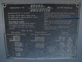 Metal Cut Off Saw - 600mm Diameter 17HP - Brobo Unicutter - picture2' - Click to enlarge