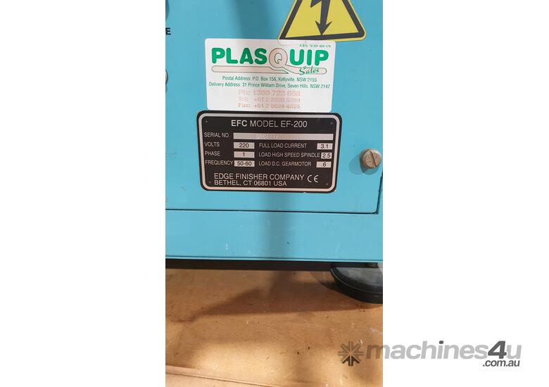 caption Diamond Edge Polishing Machine for Plastic