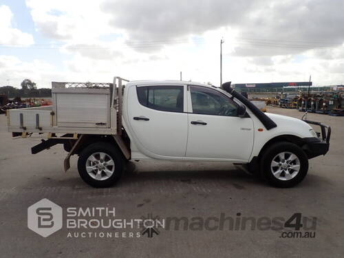 2007 MITSUBISHI TRITON 4X4 DUAL CAB TRAY BACK UTE