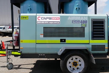 AIRMAN 400CFM TRAILER MOUNTED AFTERCOOLED PORTABLE DIESEL COMPRESSOR