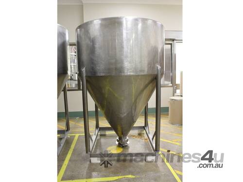 Stainless Steel Conical Hopper.