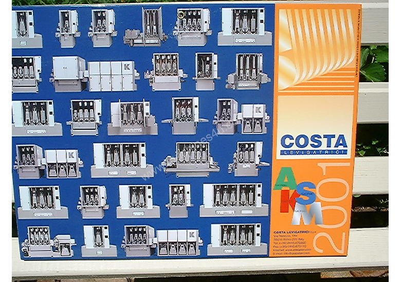 caption COSTA Metal Deburring Machines & Wide Belt Sanders