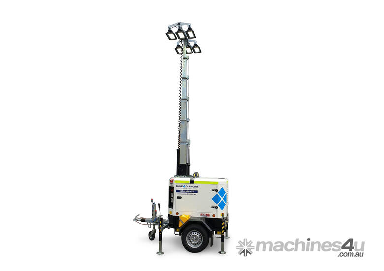 EnviroLED Light Tower - City Silent Eco LED Mobile