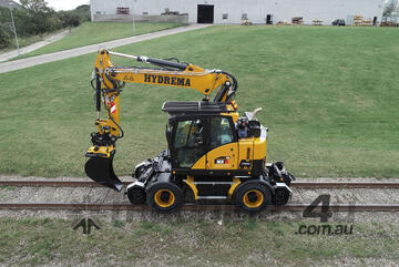 Hydrema MX17G-Rail Compact Excavator 175 hp for Efficient Rail & Track Operations!
