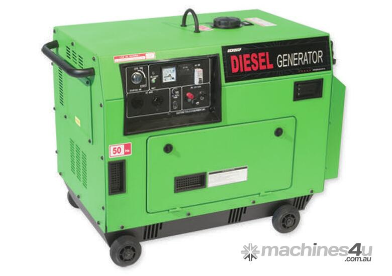 Click to view full size photos GENQUIP DG6LN 5500 WATT REMOTE START GENERATOR