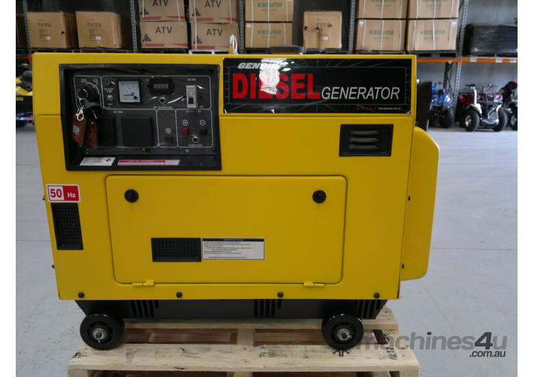 Click to view full size photos GENQUIP DG6LN 5500 WATT REMOTE START GENERATOR
