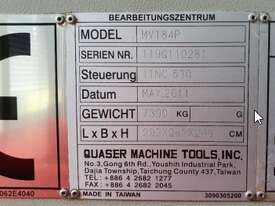 3-axis CNC machine (VMC) QUASER - MV184P - picture1' - Click to enlarge