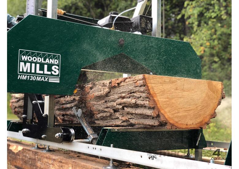 caption Discover the Woodland Mills HM130MAX Portable Sawmill!
