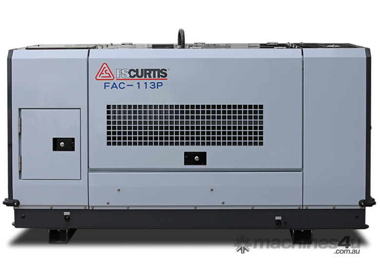 caption CVA Compressors - New Portable Diesel Air Compressor - FS Curtis FAC-113P WW - 400cfm