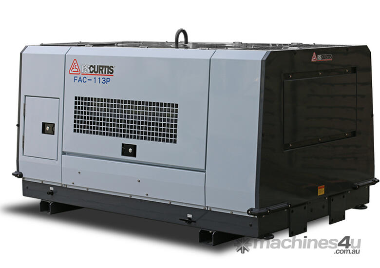 caption CVA Compressors - New Portable Diesel Air Compressor - FS Curtis FAC-113P WW - 400cfm